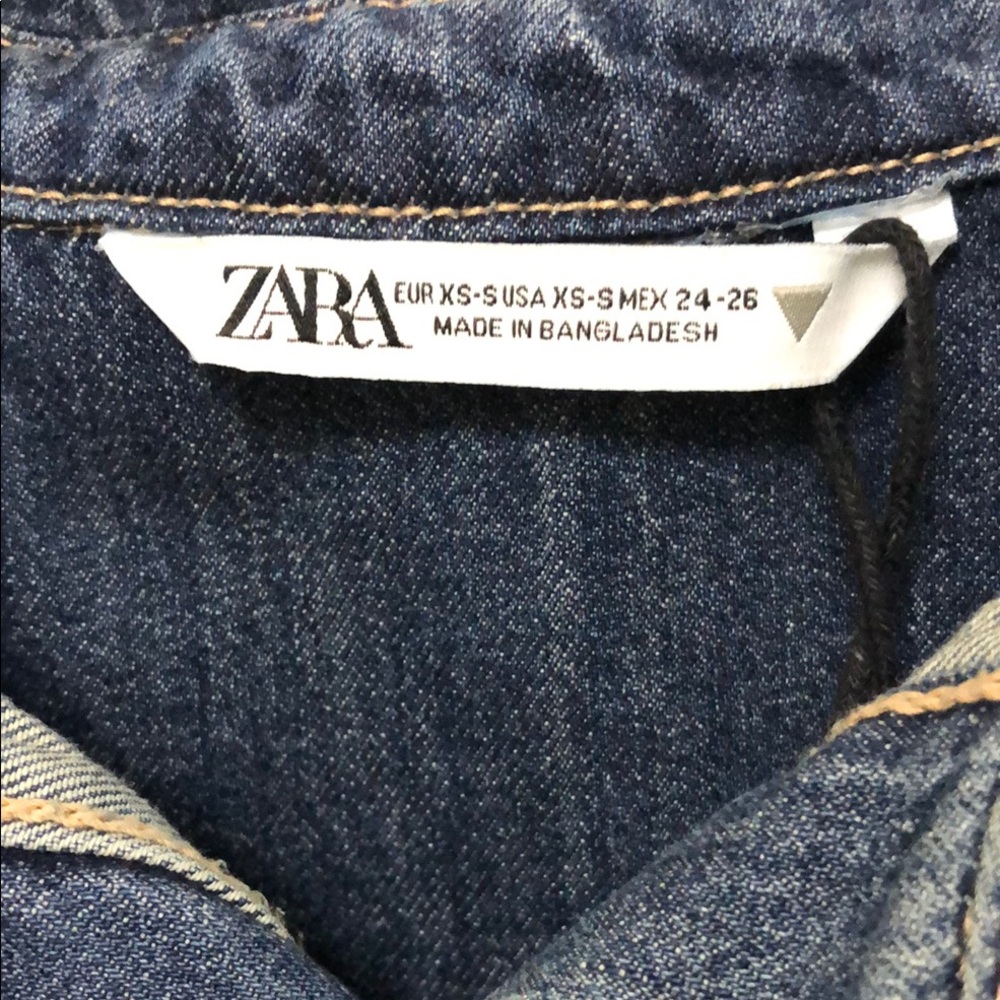 Zara Blue Long Sleeve Tee